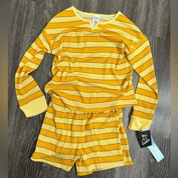 Art Class, Girls, Waffle Knit, Pajama Set. - Picture 7 of 7